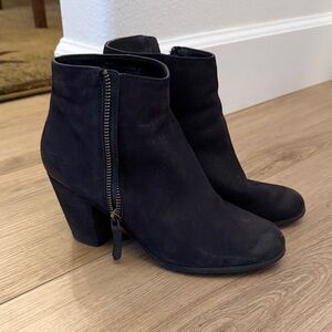 BP Black Ankle Booties with Side Zipper